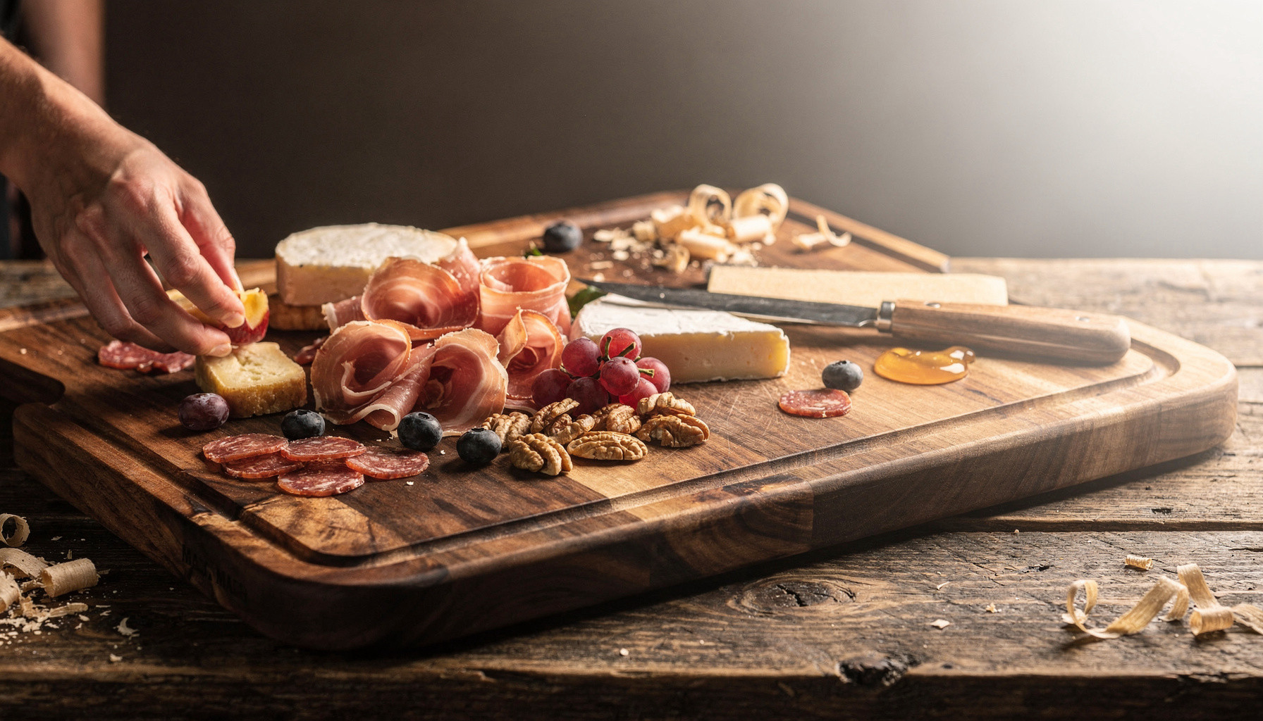 Christy Woodworks — custom charcuterie cutting boards website built with WebZum AI website creator